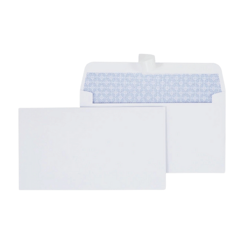 White Envelope peel N seal 4 1/8 x 9 1/2 (1)