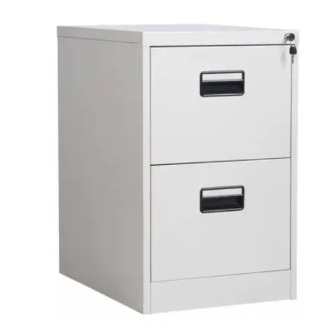 Two Drawers File Cabinet (Grey) 