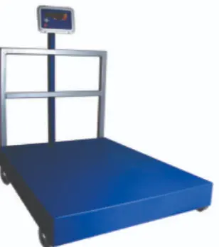 Metrology Heavy Duty Movable Receiving Scale (BPXTS 1000LB)