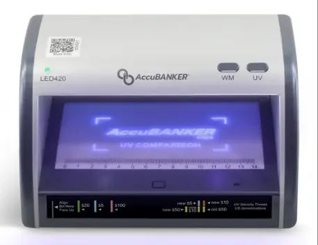[19ACCD420] AccuBanker Counterfeit Detector LED420
