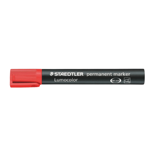 [ST-PIGM-RD] Staedtler Lumocolor Permanent Marker (Red)