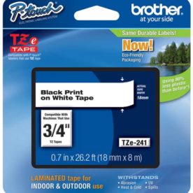 Brother P-Touch Label 3/4" TZE-241