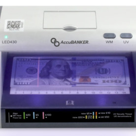 AccuBANKER Cash + Card Counterfeit Detector LED430